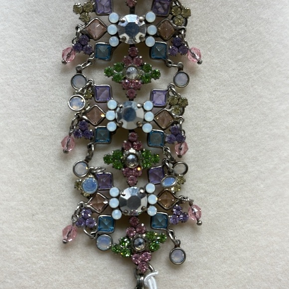 Sorrelli Multicolor Crystal Bracelet- gorgeous vintage - Picture 8 of 8